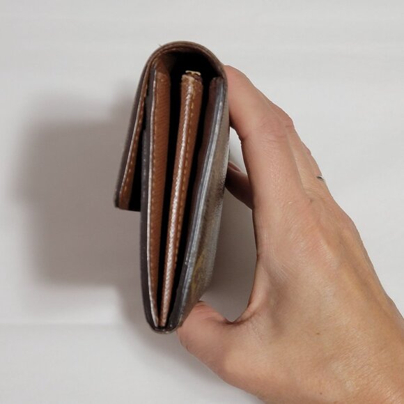 Louis Vuitton Sarah Long Wallet Monogram Portefeiulle Monogram Luxury Designer - Picture 4 of 15